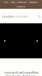 Mobile Screenshot of blog.leadernetworks.com